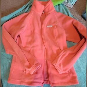 Peach full zip Columbia jacket